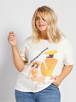 T-shirt estampada - Kiabi