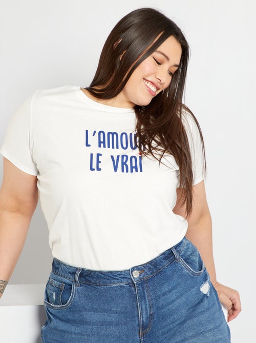 T-shirt estampada - Kiabi