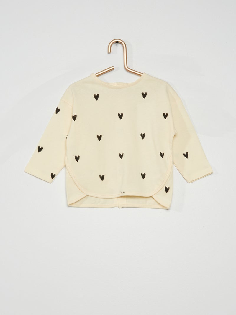 T-shirt estampada BRANCO - Kiabi
