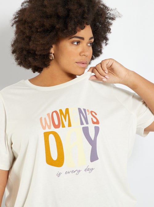 T-shirt estampada - Kiabi