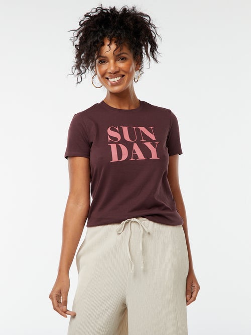 T-shirt estampada - Kiabi