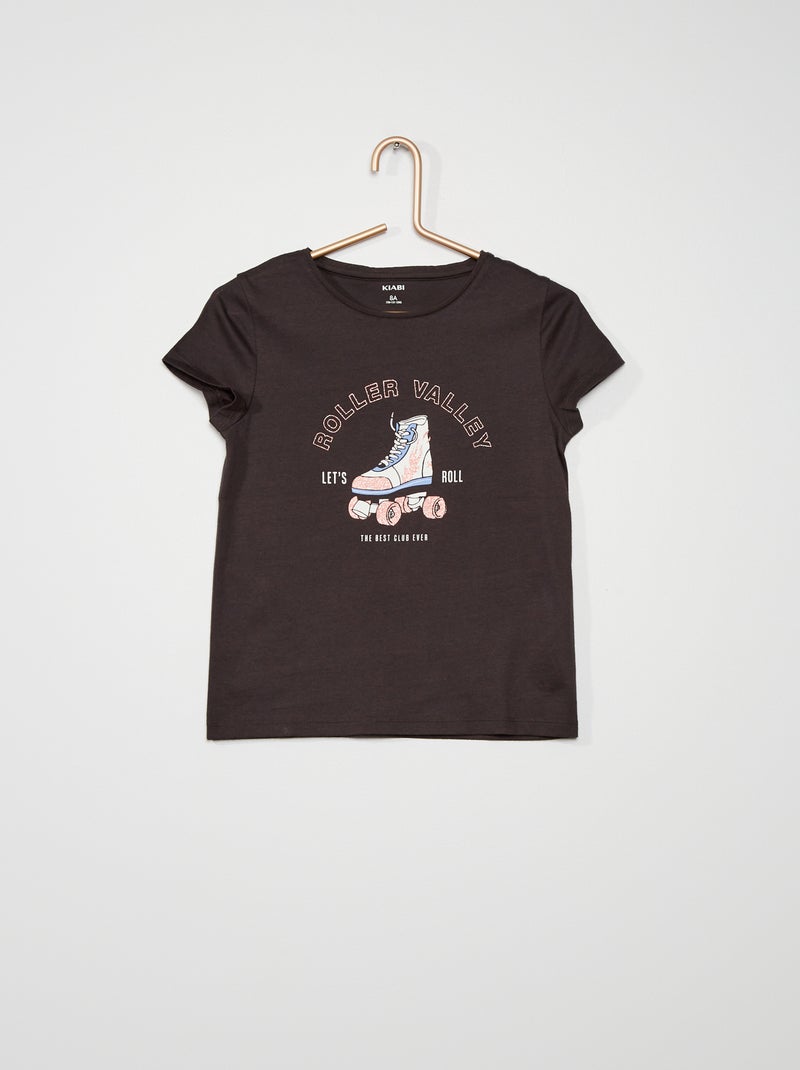 T-shirt estampada CINZA - Kiabi