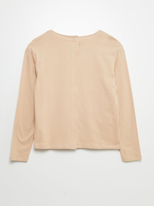 T-shirt estampada com mensagem - So Easy - Kiabi