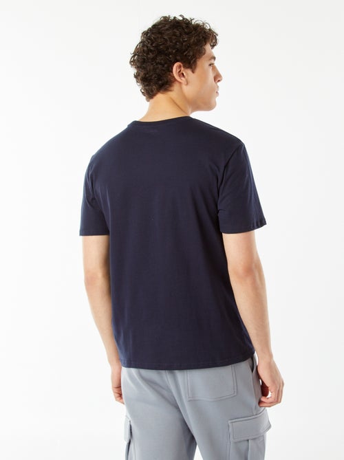 T-shirt estampada com mensagem - Kiabi