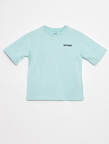 T-shirt estampada com mensagem