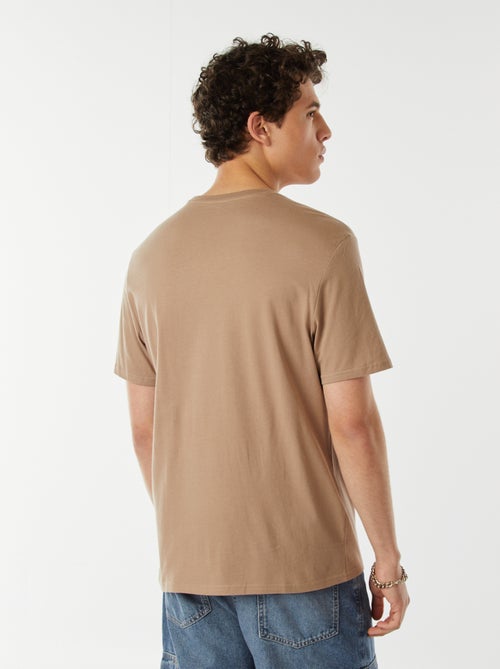 T-shirt estampada com mensagem - Kiabi