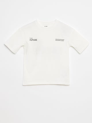 T-shirt estampada com mensagem