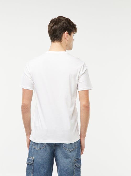 T-shirt estampada com mensagem - Kiabi