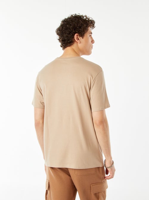 T-shirt estampada com mensagem - Kiabi