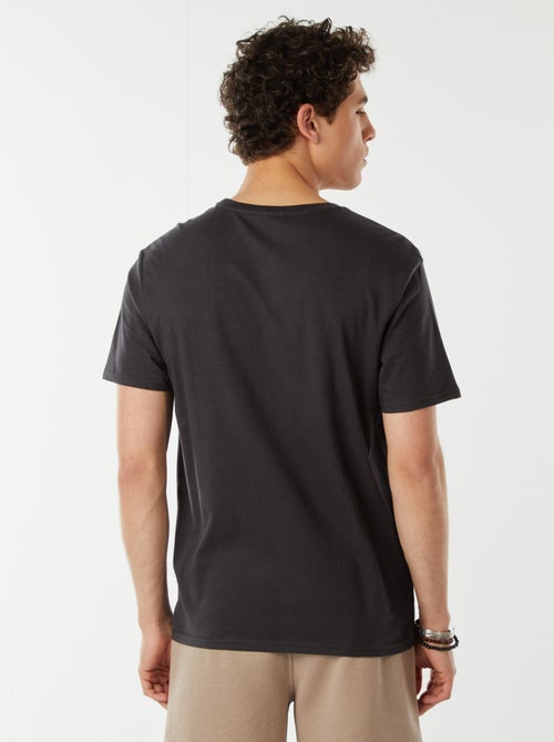 T-shirt estampada com mensagem - Kiabi