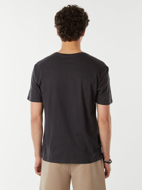 T-shirt estampada com mensagem - Kiabi