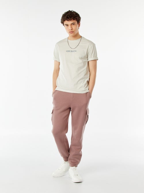 T-shirt estampada com mensagem - Kiabi