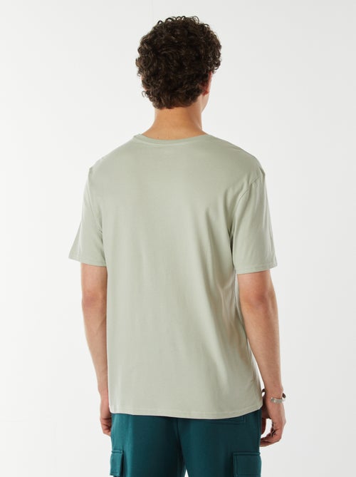 T-shirt estampada com mensagem - Kiabi