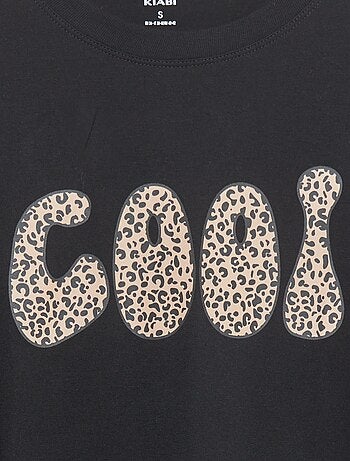 T-shirt estampada 'Cool' - coleção fácil de vestir