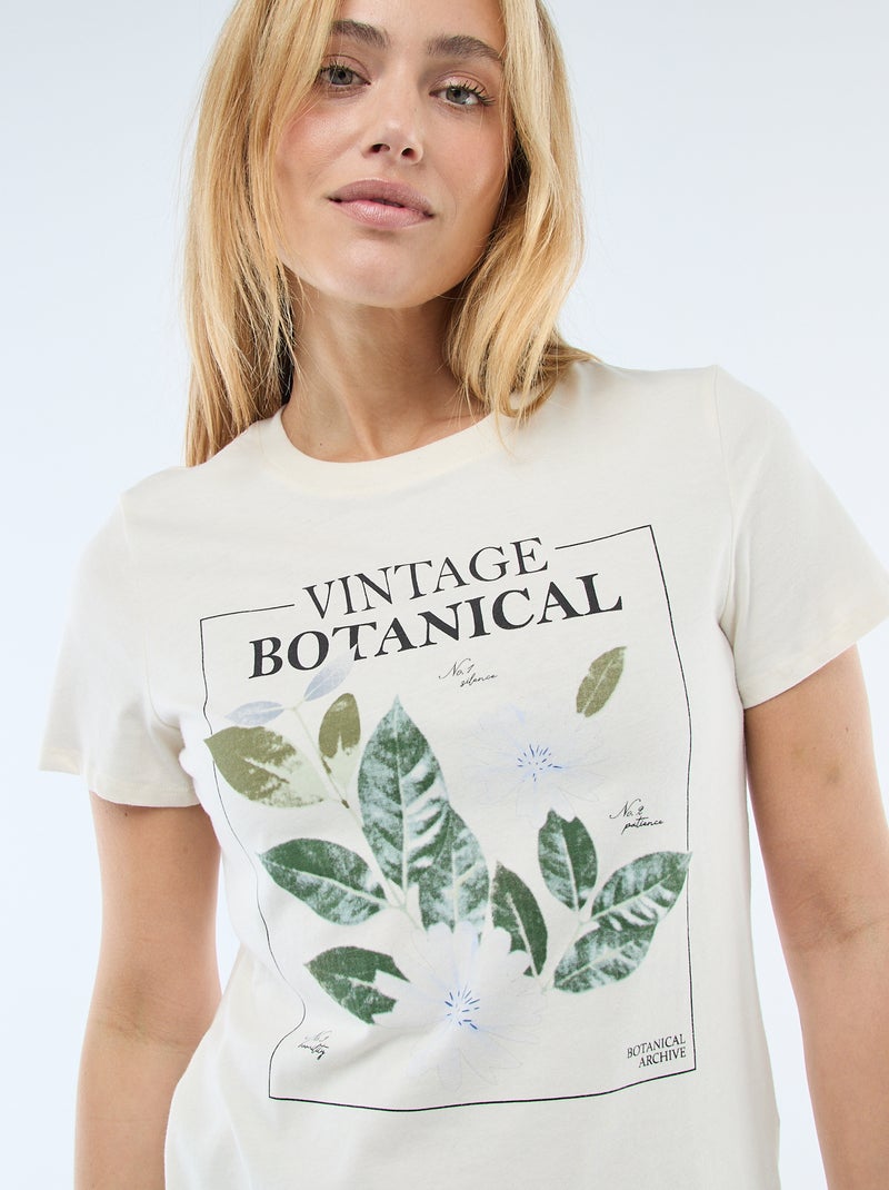 T-shirt estampada Cru - Kiabi