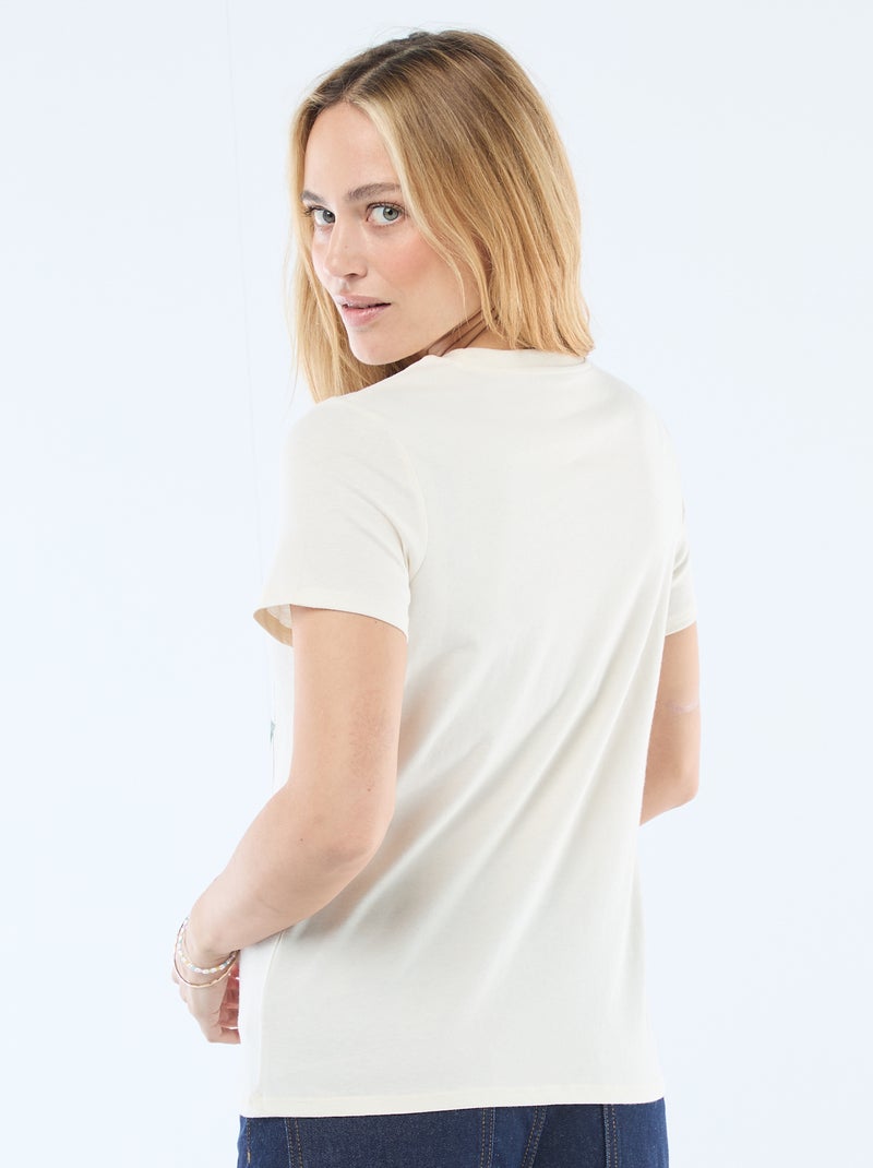 T-shirt estampada Cru - Kiabi