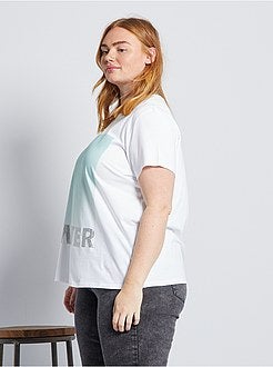 T-shirt estampada de conceção ecológica - Kiabi