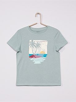 T-shirt estampada de conceção ecológica - Kiabi