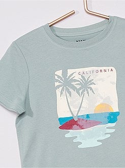 T-shirt estampada de conceção ecológica - Kiabi