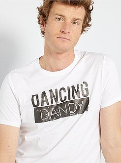 T-shirt estampada de conceção ecológica - Kiabi