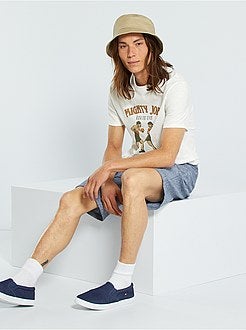 T-shirt estampada de conceção ecológica - Kiabi