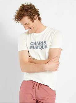 T-shirt estampada de conceção ecológica - Kiabi