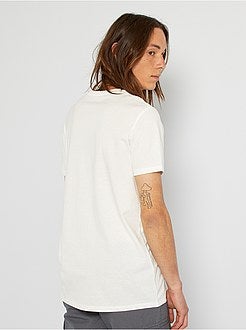 T-shirt estampada de conceção ecológica - Kiabi