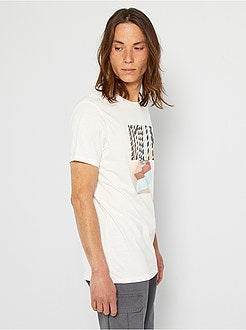 T-shirt estampada de conceção ecológica - Kiabi