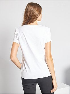 T-shirt estampada de conceção ecológica - Kiabi