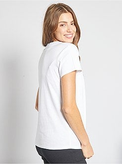 T-shirt estampada de conceção ecológica - Kiabi