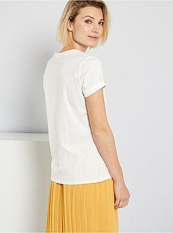 T-shirt estampada de conceção ecológica - Kiabi