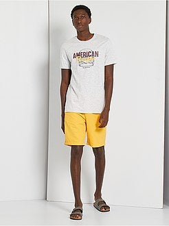 T-shirt estampada de conceção ecológica - Kiabi