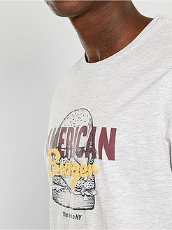 T-shirt estampada de conceção ecológica - Kiabi