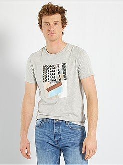 T-shirt estampada de conceção ecológica - Kiabi