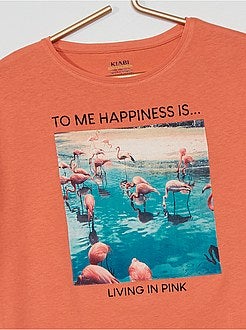 T-shirt estampada de conceção ecológica - Kiabi