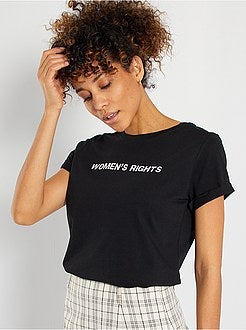 T-shirt estampada de conceção ecológica - Kiabi