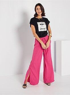 T-shirt estampada de conceção ecológica - Kiabi