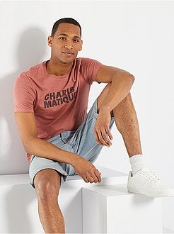 T-shirt estampada de conceção ecológica - Kiabi