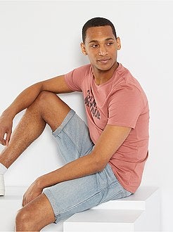 T-shirt estampada de conceção ecológica - Kiabi