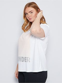 T-shirt estampada de conceção ecológica - Kiabi