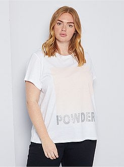 T-shirt estampada de conceção ecológica - Kiabi