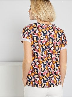T-shirt estampada de conceção ecológica - Kiabi