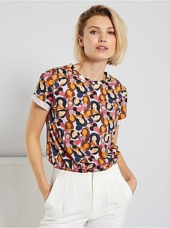 T-shirt estampada de conceção ecológica - Kiabi