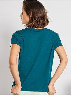 T-shirt estampada de conceção ecológica - Kiabi