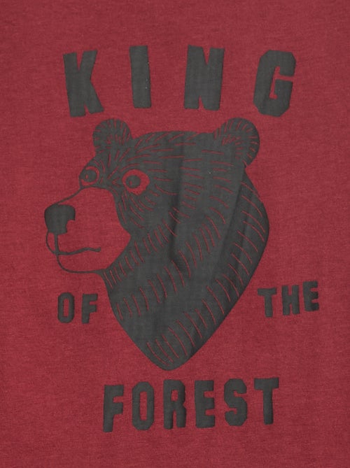 T-shirt estampada de fantasia de manga comprida - Kiabi