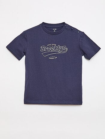 T-shirt estampada de manga curta - Coleção fácil de vestir