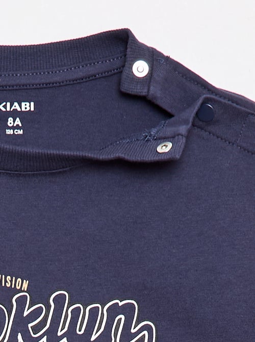 T-shirt estampada de manga curta - Coleção fácil de vestir - Kiabi T-shirt estampada de manga curta - Coleção fácil de vestir - Kiabi