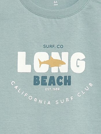 T-shirt estampada de manga curta - Coleção fácil de vestir