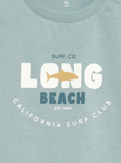 T-shirt estampada de manga curta - Coleção fácil de vestir - Kiabi T-shirt estampada de manga curta - Coleção fácil de vestir - Kiabi