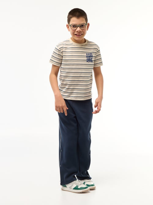 T-shirt estampada de manga curta - Coleção fácil de vestir - Kiabi T-shirt estampada de manga curta - Coleção fácil de vestir - Kiabi